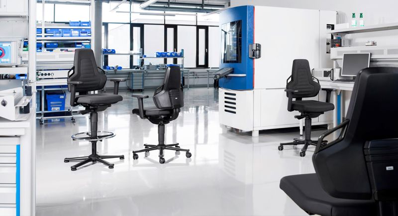 Bimos Nexxit Arbeitsstuhl Automatische Gewichtsregulierung Ergonomisch geformte Rückenlehne Sitzhöhenverstellung 