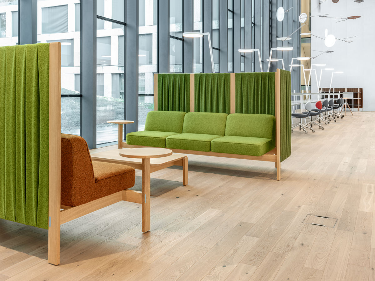 Girsberger Velum Loungemöbel für die Business Lounge, Open Space, Wartebereich und Empfangsbereich
